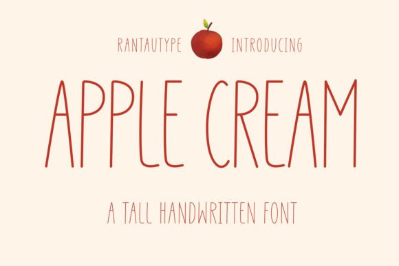 Apple Cream: A Sweet Script Font for Modern Marketing and Social Media Design