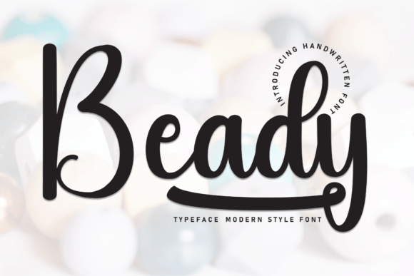 Beady: A Charming Script Font for Everyday Editorial Charm