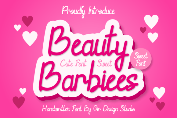 Beauty Barbiees: A Bold Script Amp Font for Modern Branding Projects
