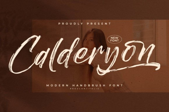 Calderyon: A Modern Handbrush Font That Elevates Small Business Branding