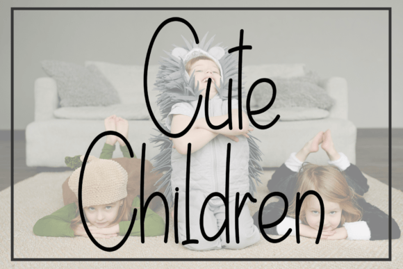 Cute Children Font: Adding Playful Charm to Handmade Designs