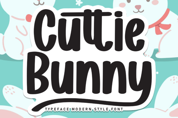 Cuttie Bunny: A Sweet Handwritten Font for Business Branding