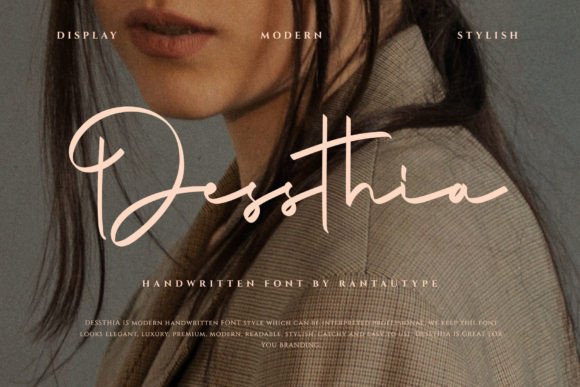 Dessthia: A Dainty Handwritten Font for Elegant Craft and Product Design