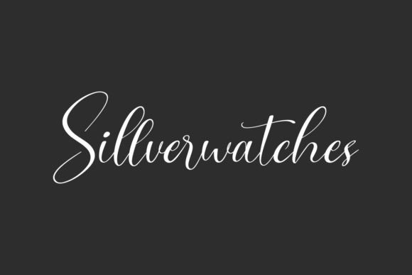 Elegant Branding with the Sillverwatches Calligraphy Font