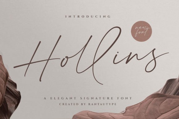 Elevating Web Design with the Hollins Handwritten Font