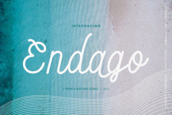 Endago: A Script Amp Font for Modern Campaign Design
