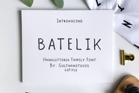 Enhancing Web Design with the Batelik Handwritten Font