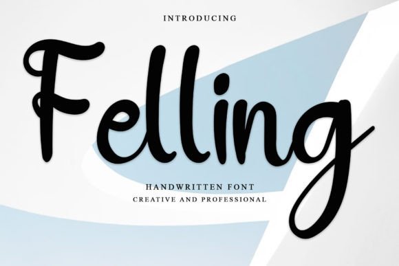 Felling: A Stylish Handwritten Font for Modern Web Design Projects