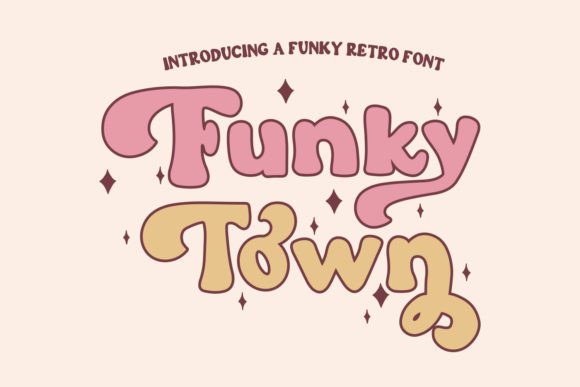 Funky Town: A Retro Handwritten Font for Crafters and Makers