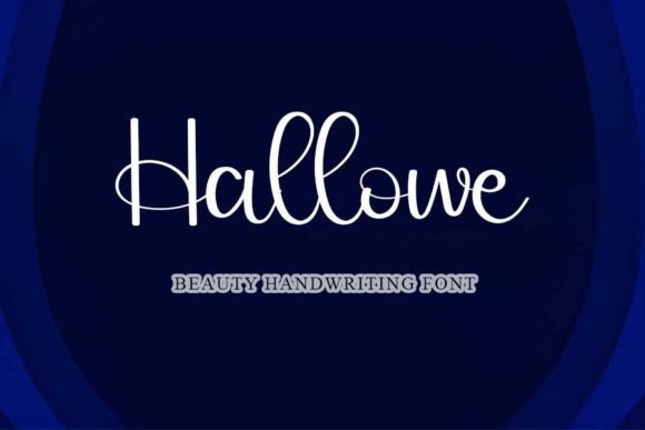 Hallowe: A Graceful Script Font for Editorial and Digital Design