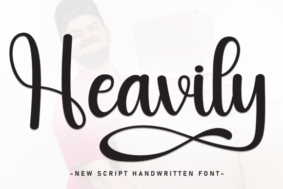 Heavily: A Sweet Handwritten Font for Playful Branding Projects