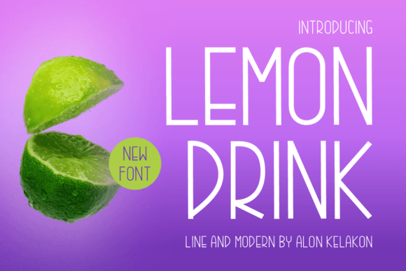 Lemon Drink: A Sweet Script Font for Handmade Labels and Creative Designs