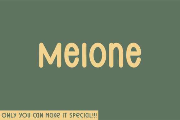 Melone: A Natural Handwritten Font for Modern Editorial Design