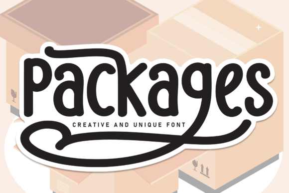Packages: A Sweet Script Font for Crafters and Makers