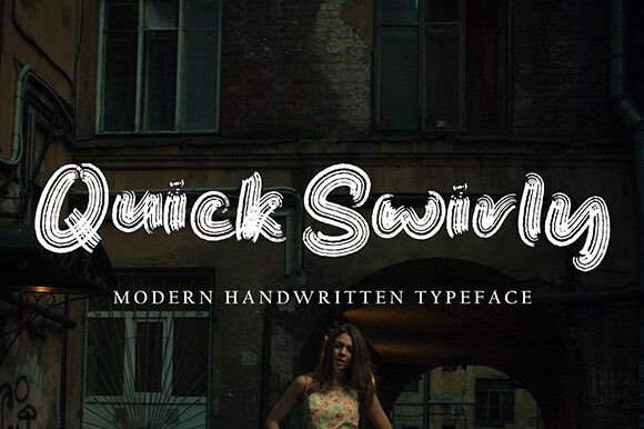 Quick Swirly: A Stylish Script Font for Elegant Branding Projects