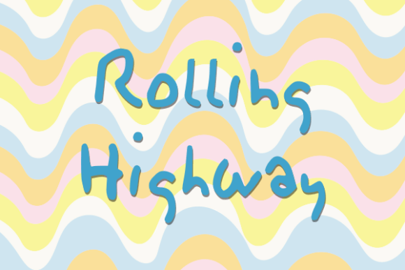 Rolling Highway Font: Adding Personality to Campaign Visuals with Dylan-Inspired Typography