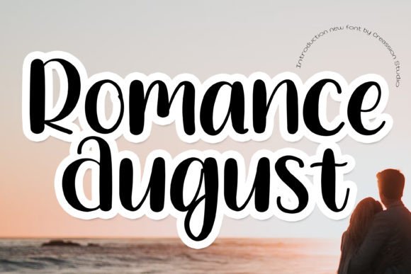 Romance August: A Script Font That Elevates Campaign Visuals