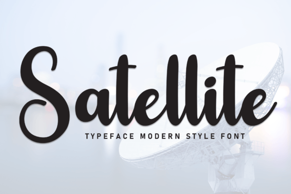 Satellite: A Friendly Script Font for Modern Marketing Visuals