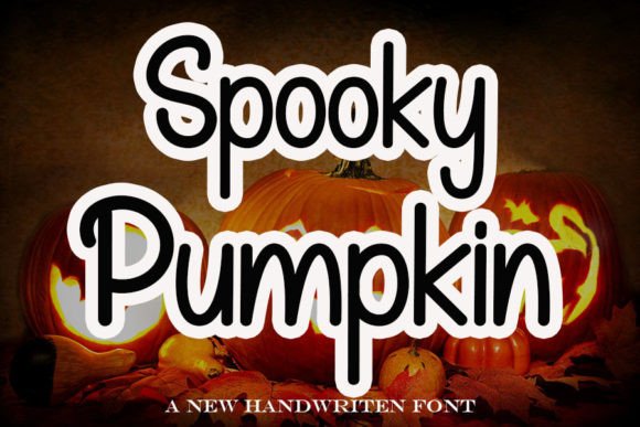 Spooky Pumpkin: A Handwritten Font That Brings Charm to Crafted Goods