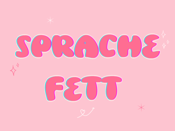 Sprache Fett: A Sweet Handwritten Font for Handmade Labels, Invitations & More