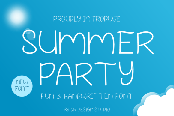 Summer Party Font: Bringing Handmade Designs to Life with Sweet Typography