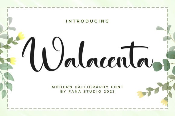 Walacenta: Elevating Editorial Design with a Stylish Script Font