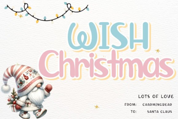 Wish Christmas: A Handwritten Font for Elegant Editorial Design